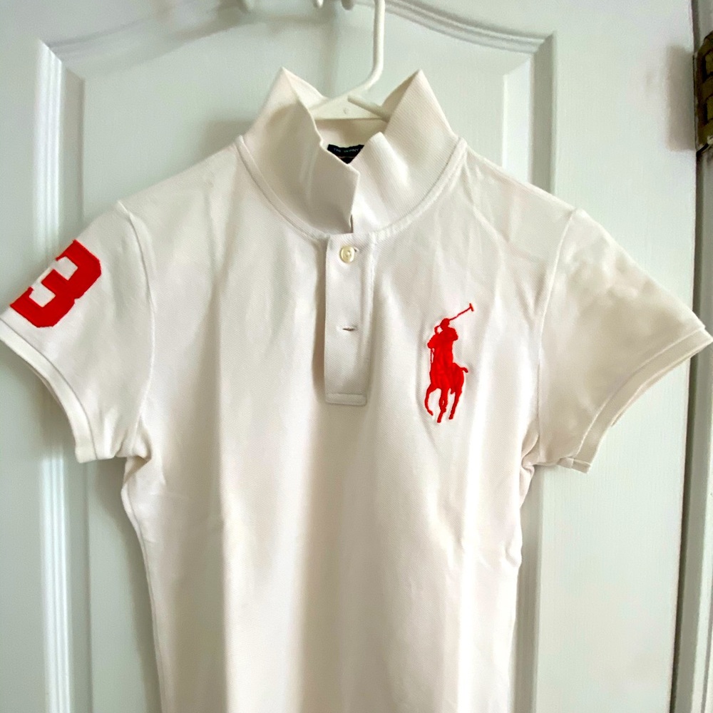 RL polo white
